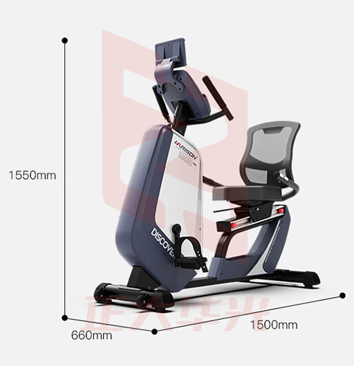 HARISON汉臣 动感单车家用 卧式健身车 康复脚踏车运动健身器材 DISCOVER B3650eco