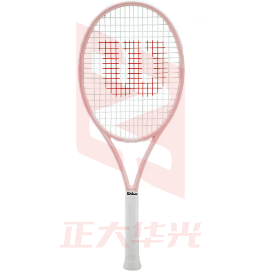 Wilson威尔胜 全碳素一体樱花粉进阶网球拍大拍面减震（不含网球和拍套） WR169410U2