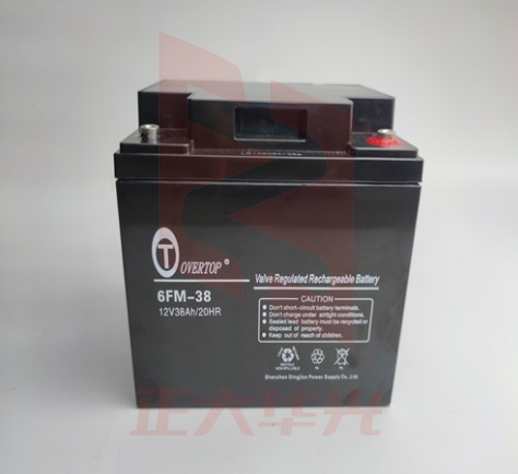 OVERTOP（顶尖）6FM12V38AH蓄电池（国产）
