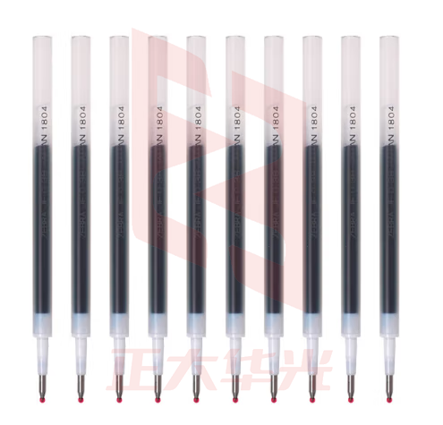 斑马牌（ZEBRA）中性笔替芯（适用于JJXZ58/JJXZ15W）0.38mm子弹头笔芯 JF-0.38芯 RJF38 蓝黑色 10支装
