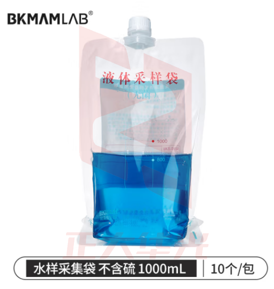 比克曼生物（BKMAM）液体采样袋/水样采集袋 1包（10个） 1000ml