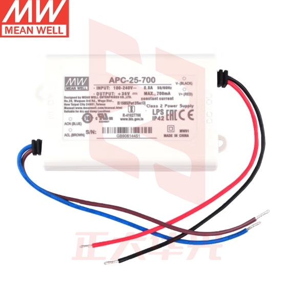 明纬（MEANWELL） APC-25-700明纬电源 LED恒流电源 CCC认证11~36V0.7A输出