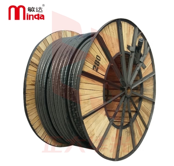 敏达YJV电缆线4*16+1*10平方 国标铜芯交联聚乙烯电缆 黑色1米