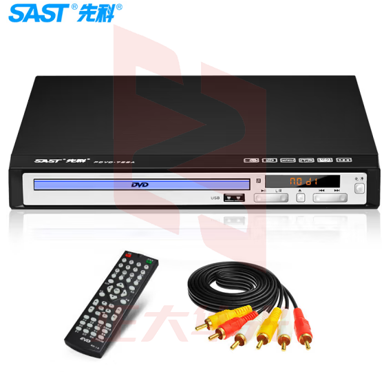 先科（SAST）PDVD-788A DVD播放机CD机VCD DVD影碟机USB音乐播放机儿童evd播放机（黑色）