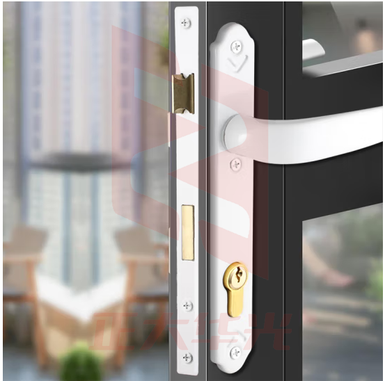 奥本塑钢门锁平开门锁对开门锁家用办公室门锁入户门执手锁8525