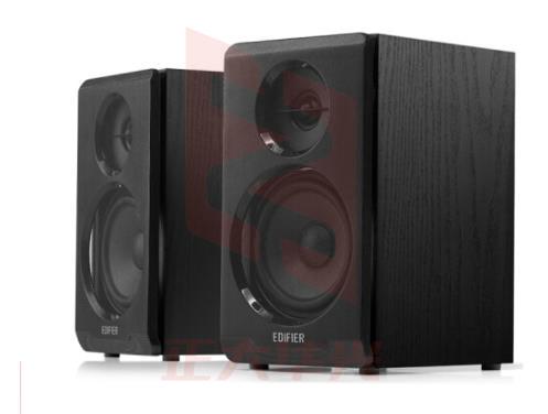 漫步者（EDIFIER）R33BT 2.0声道 木质多媒体音响音箱 笔记本电脑音响 蓝牙音箱 黑色