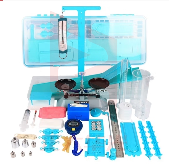 六鑫 初中物理力学实验器材全套实验箱套装初二三八九年级学生压力压强二力平衡斜面小车滑轮组实验中考教具 力学实验箱