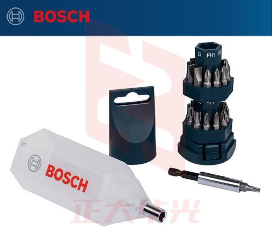 博世（BOSCH）25支螺丝批头套装 小旋风（25支装）合金钢材质