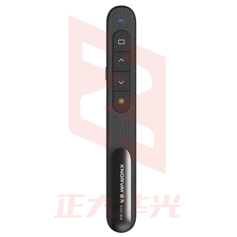 诺为 N76C 绿光 激光翻页笔 139.2*18.2*19.7mm 黑色 1只 (N76新老包装随机发货)