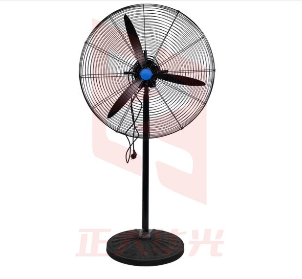 海斯迪克 HK-321 工业风扇 强力电风扇 工厂车间摇头牛角扇落地扇壁扇商用电扇 3米电线 落地扇 500型 铝叶