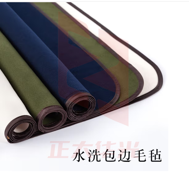 御宝阁 水洗毛毡书画毡毛毡垫写毛笔字垫的毛毡画毡毛毡布文房四宝书法用品专用布毡垫子毡垫宣纸国画绘画桌布 蓝色150*300cm（白色、绿色及其他尺寸请联系客服）