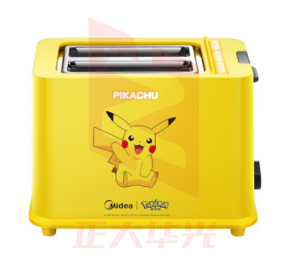 美的 多士炉 面包机家用小型 煎烤煮多功能烤面包 RP2L09W2A 联名皮卡丘