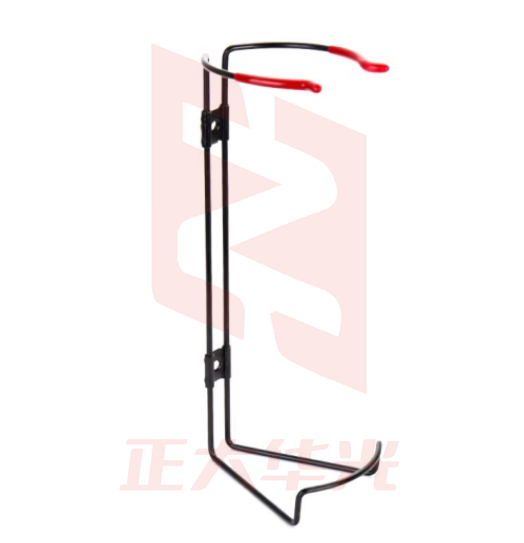 绿消 灭火器钢丝喷塑挂架1KG 两件装 挂架新国标消防器材商用年检放置挂式墙上架子