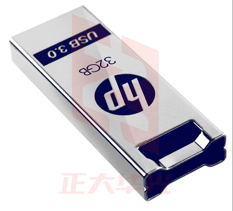 惠普 X795W 高速防水金属商务标准版 3.0U盘 32G 金属银色（5个起订）