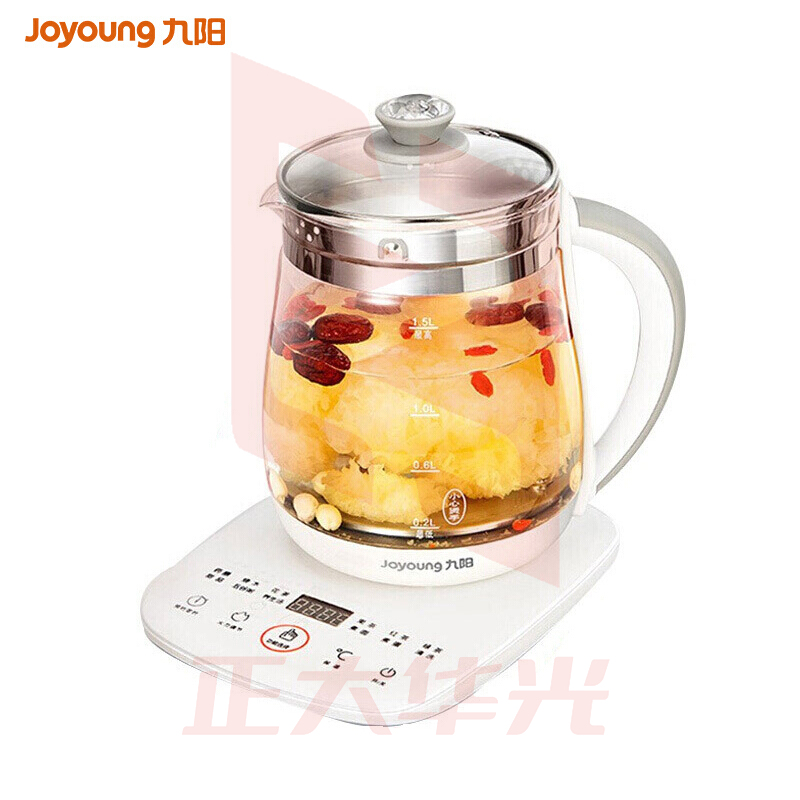 九阳（Joyoung）DGD1506BQ 养生壶 迷你玻璃花茶壶煮茶器电热水壶1.5L