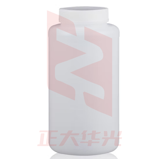 惠利得 耐温耐酸碱化学塑料PE广口瓶带刻度试剂瓶样品瓶大口瓶采样密封瓶500ml(10个)