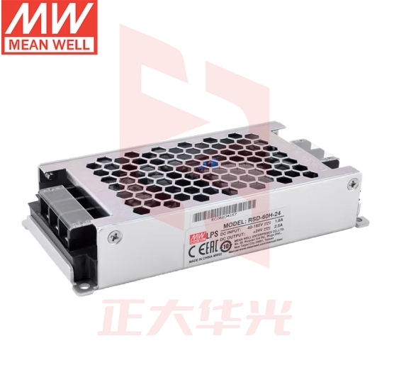 明纬（MEANWELL）明纬电源24V 2.5A 高性能恒流铁路电源 RSD-60H-24