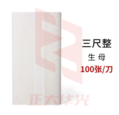 善琏湖笔 生宣纸半生熟毛笔字书法练习宣纸白纸熟宣学生初学者吸墨国画工笔画专用纸 三尺生宣