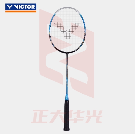威克多VICTOR胜利羽毛球拍单拍CHA-9500S全碳素 已穿线3U/4U（亮银/蓝色随机）