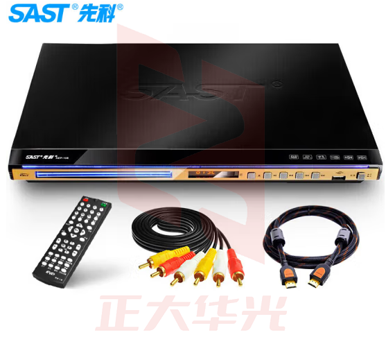 先科（SAST）PDVD-958A DVD播放机 HDMI巧虎光盘播放机CD机VCD DVD光驱播放器 影碟机 USB音乐 黑色