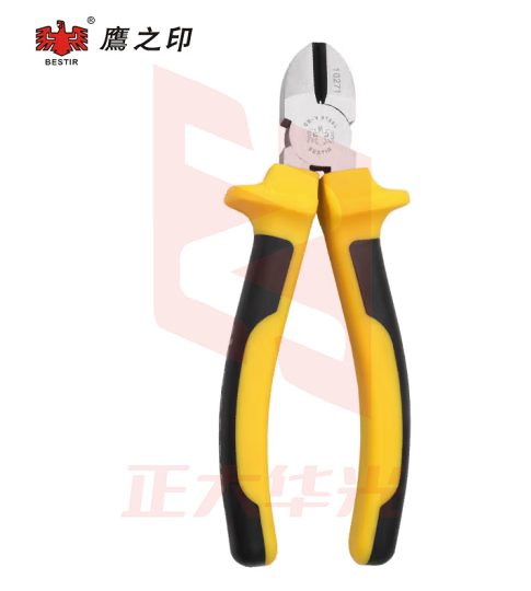 鹰之印斜口钳子偏口钳剪钳6寸电工电子钳工业级斜嘴钳子五金工具 【铬钒钢】6寸斜嘴钳/欧式 10271