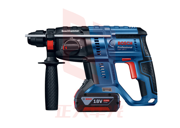 博世（BOSCH）GBH 180-LI 锂电无刷电锤 18V多功能锂电充电式电锤/冲击钻/电钻 4.0Ah电池*1