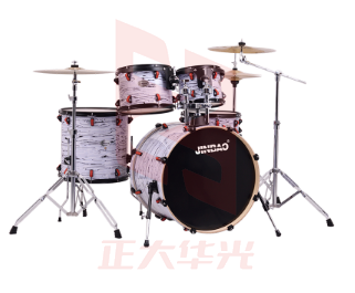 津宝 追梦人系列JBPVM-18架子鼓成人儿童初学者入门爵士鼓专业演奏西洋打击乐器（套装）蓝/紫/红白色可选