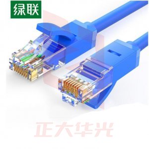 绿联 UGREEN 11207 六类网线 NW102 CAT6类千兆八芯双绞跳线 15米 蓝色XTGM202307141505034