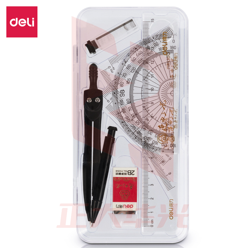 得力72155尺规套装(红)(套)XTGM02231222032825