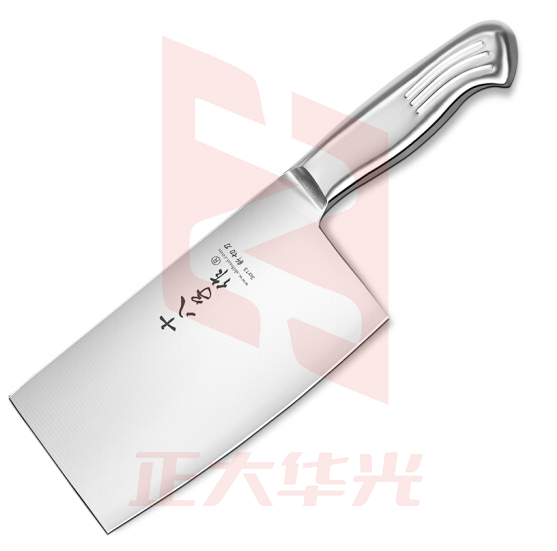 十八子作刀具 厨房家用不锈钢菜刀斩骨切菜银盈斩切刀S2504-A XTGM202303270939241