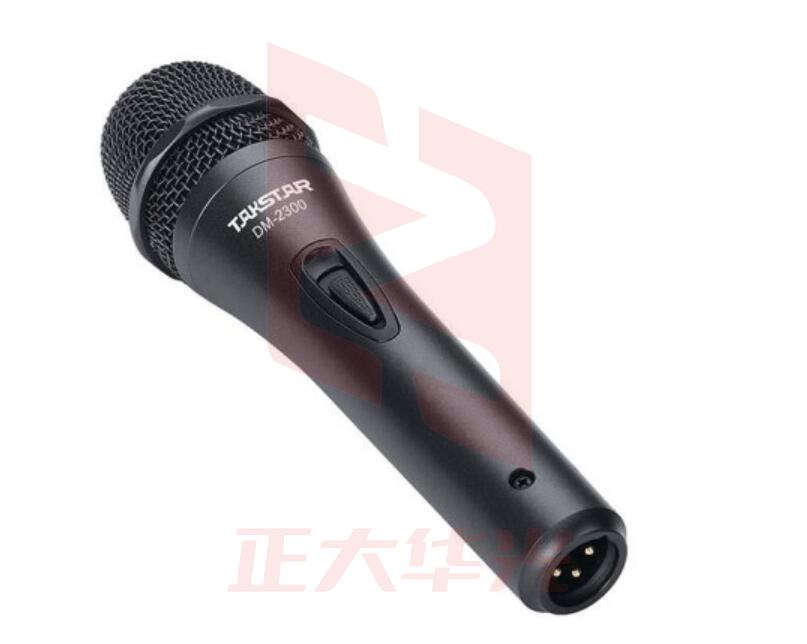 得胜 (TAKSTAR) DM-2300 专业有线动圈麦克风舞台演出主持家用K歌KTV唱歌音箱专用话筒 得胜DM-2300直线版    XTGM202307181514532