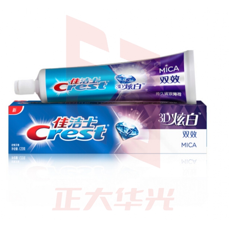 佳洁士 3D炫白双效牙膏 120G