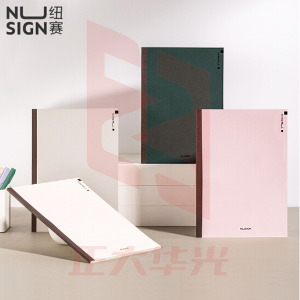 纽赛NS298 B5艺术纸封面无线装订记事本 252mm*179mm(混)(4本)  XTGM202301291531352