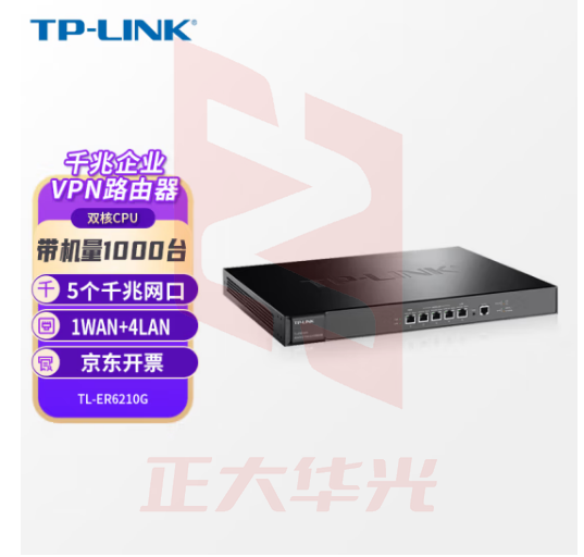 普联 TP-LINK VPN路由器 TL-ER6210G 双核千兆(XTGM202308151305207)