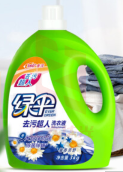 绿伞去污超人除菌除螨洗衣液3kg(馨香原野) 深层清洁 中性机洗手洗洗衣液   XTGM202302150859371