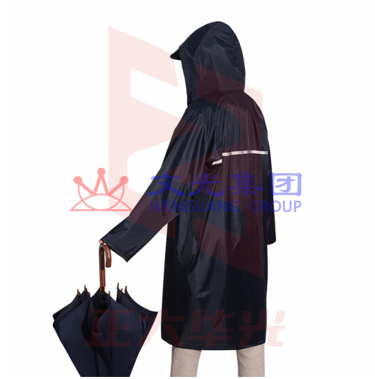 天堂 单人连体 雨衣雨披 安全反光条XXL码 藏青色 涤丝纺PVC合成XTGM202302150923123