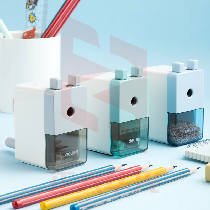 得力0749削笔机(绿蓝灰，颜色备注)XTGM02211600197798