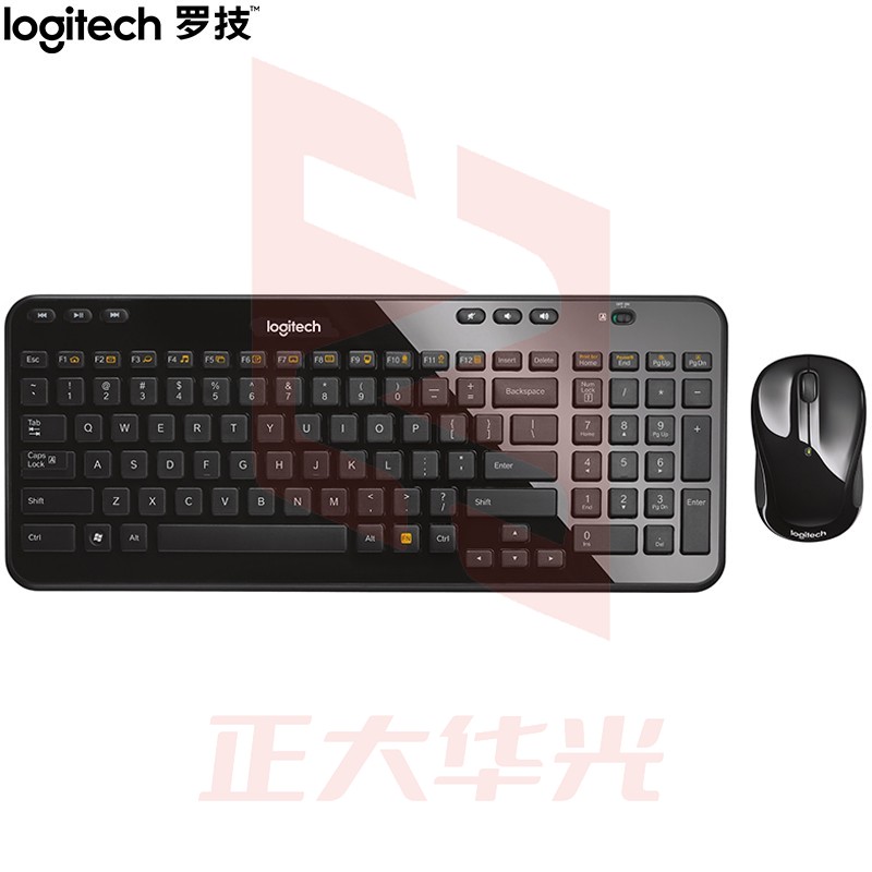 罗技(Logitech)MK365  无线键鼠套装  黑色 带无线2.4G接收 (XTGM202307211318316