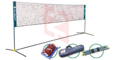 双鱼 BX羽毛球便携式网柱 球类设备XTGM202303311010140