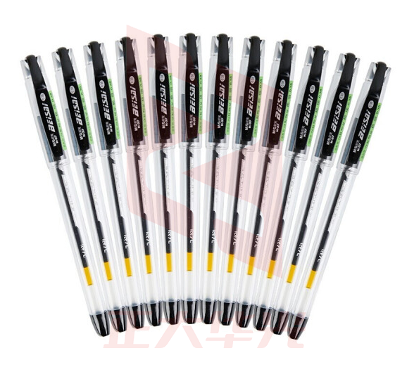 晨光K37A黑色0.38mm极细中性笔签字笔水笔 12支/盒XTGM01180903292477