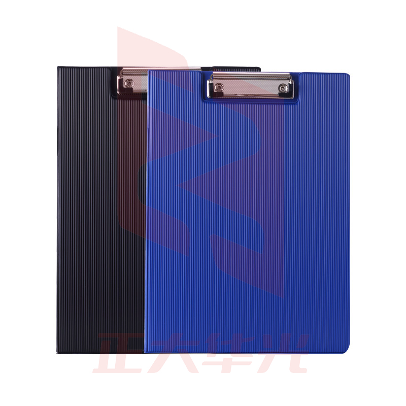 齐心 TR19 办公必备双折式板夹 A4 直条纹XTGM05161059211869