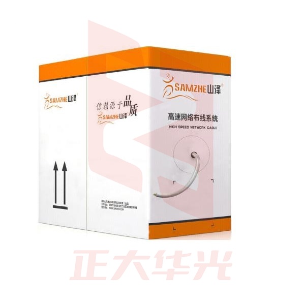 山泽(SAMZHE) BH6100 六类网线(0.51/0.02mm) CAT6类非屏蔽千兆网线 深灰色 100米 (XTGM2023072308125910)