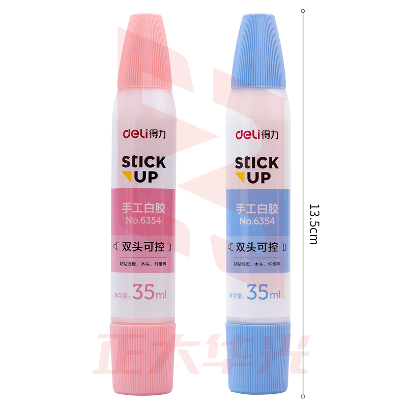 得力6354双头手工胶水(混)(瓶)XTGM03021301237895