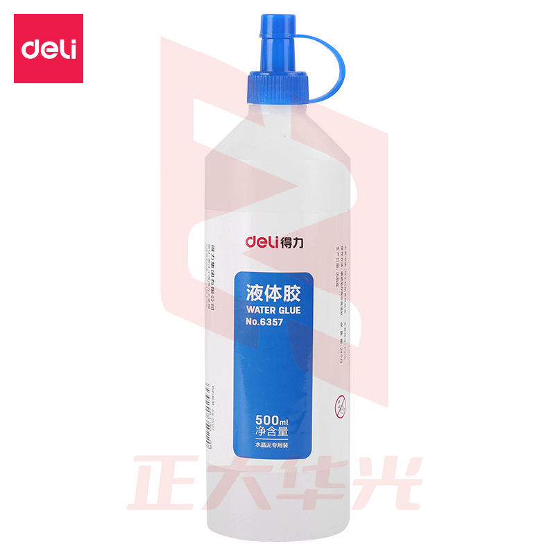 得力6357液体胶(透明)(500ml/瓶)XTGM03011424452988