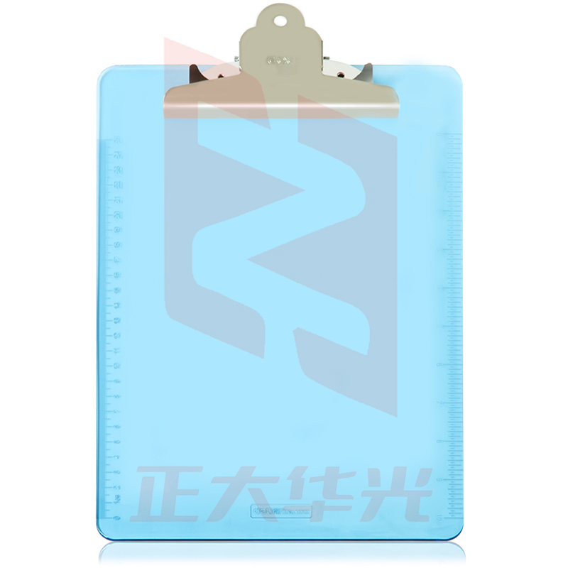 得力9252透明书写板夹(浅蓝)(只)XTGM02261410089539