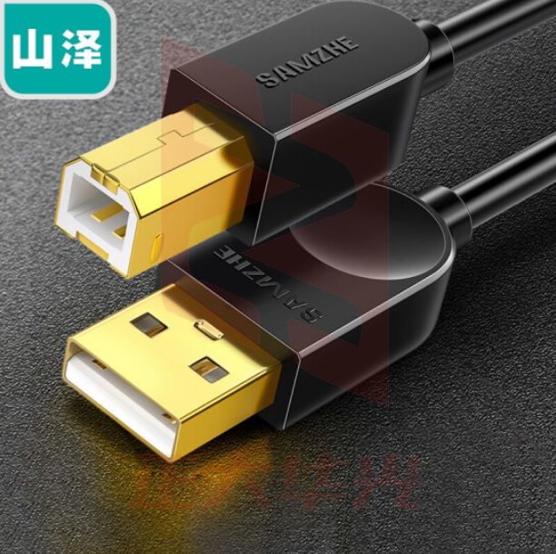 山泽(SAMZHE)SD-15C 打印机数据线 USB2.0方口连接线 公对公 AM/BM 1.5米 (XTGM202307230823510)