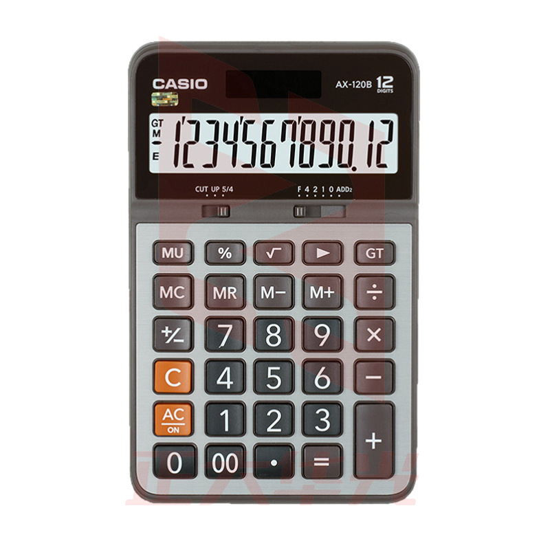 卡西欧 AX-120B 常规计算器 灰色 XTGM202305131643330