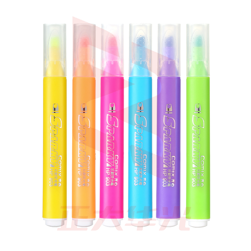 齐心 K9036 欢颜荧光笔(6只装)   XTGM02021046578207