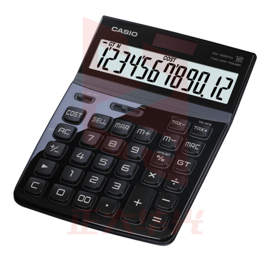 卡西欧dw-200tw-bk计算器(台)