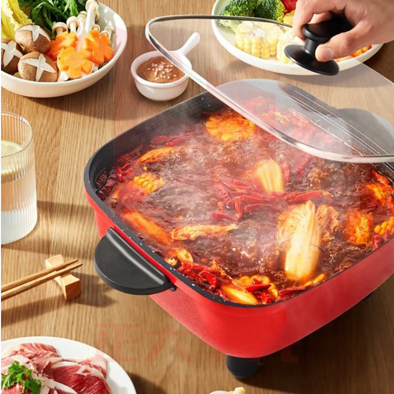 九阳 Joyoung ZMD安心系列 电火锅 家用多功能电炒锅 电热锅 6L大容量HG60-G535 (XTGM202308111516594)